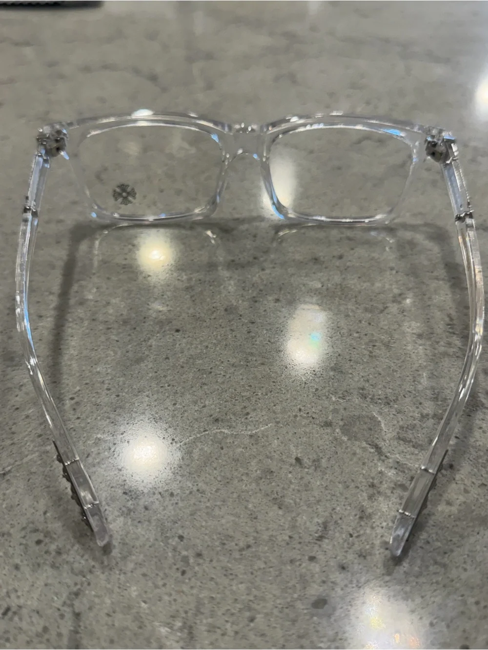 Chrome Glasses Clear